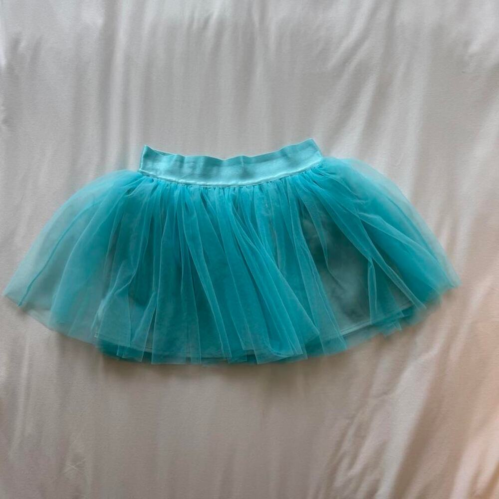 Niihai blue tutu skirt with elastic waistband